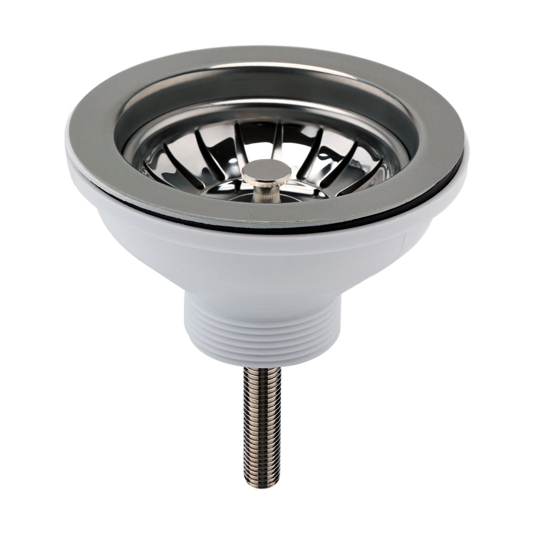 [BKW713] 90mm Fireclay Kitchen Sink Basket Strainer Waste - Multiple Colours Available - Cutout