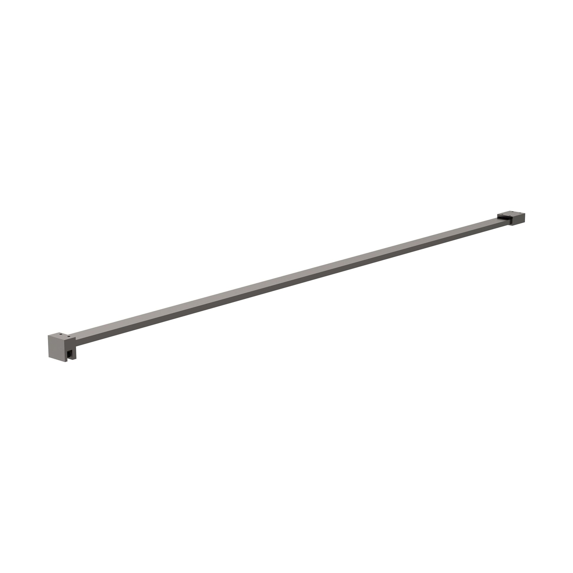 [BLFIX070] Balterley Wetroom Screen Support Bar (for use with 1950mm High Wetroom Screens) - Brushed Pewter - Cutout