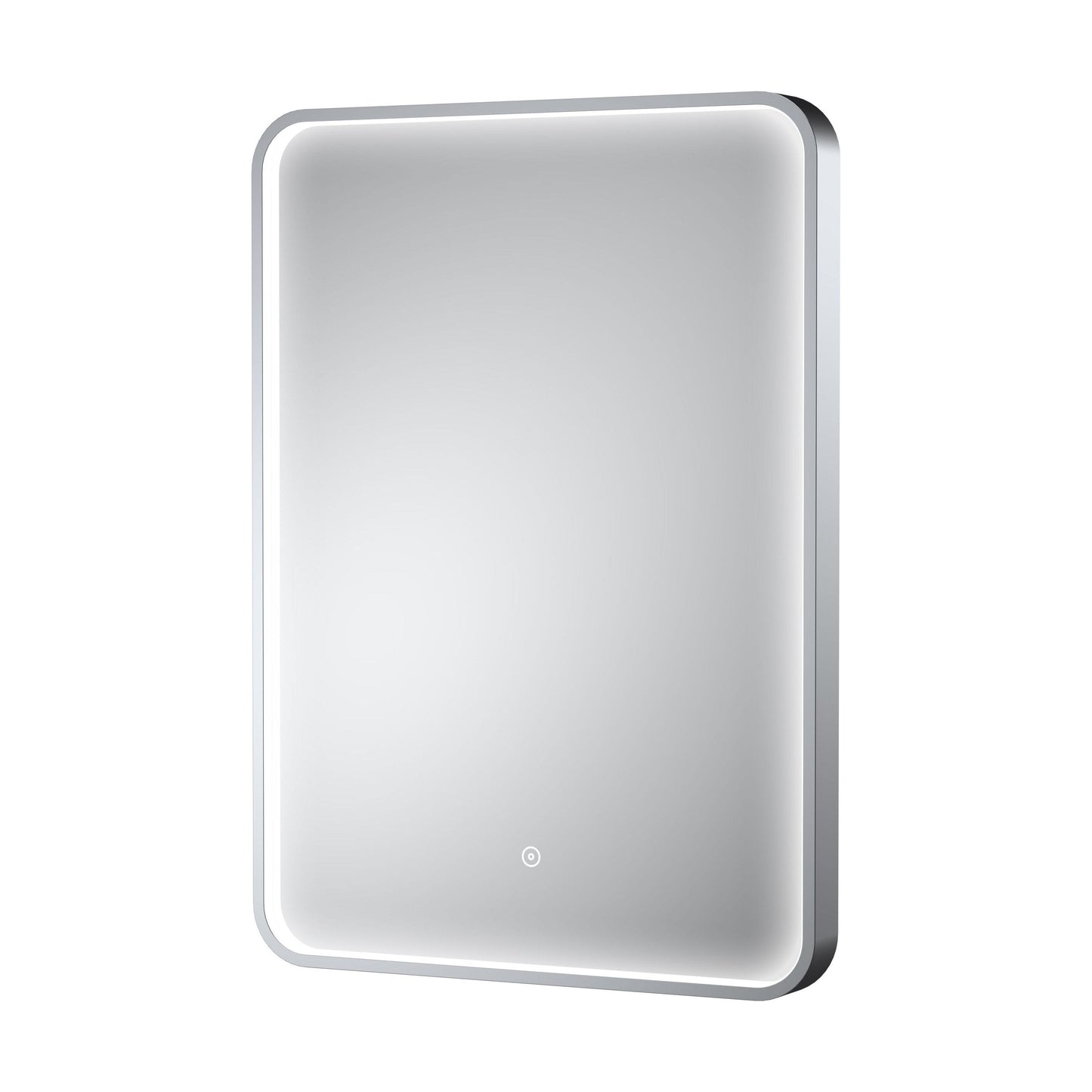 [BLQ733] Quixhill Contemporary Inset Framed LED Touch Sensor Mirror with De-mister Pad, 700 x 500mm - Choice of Colour - Cutout