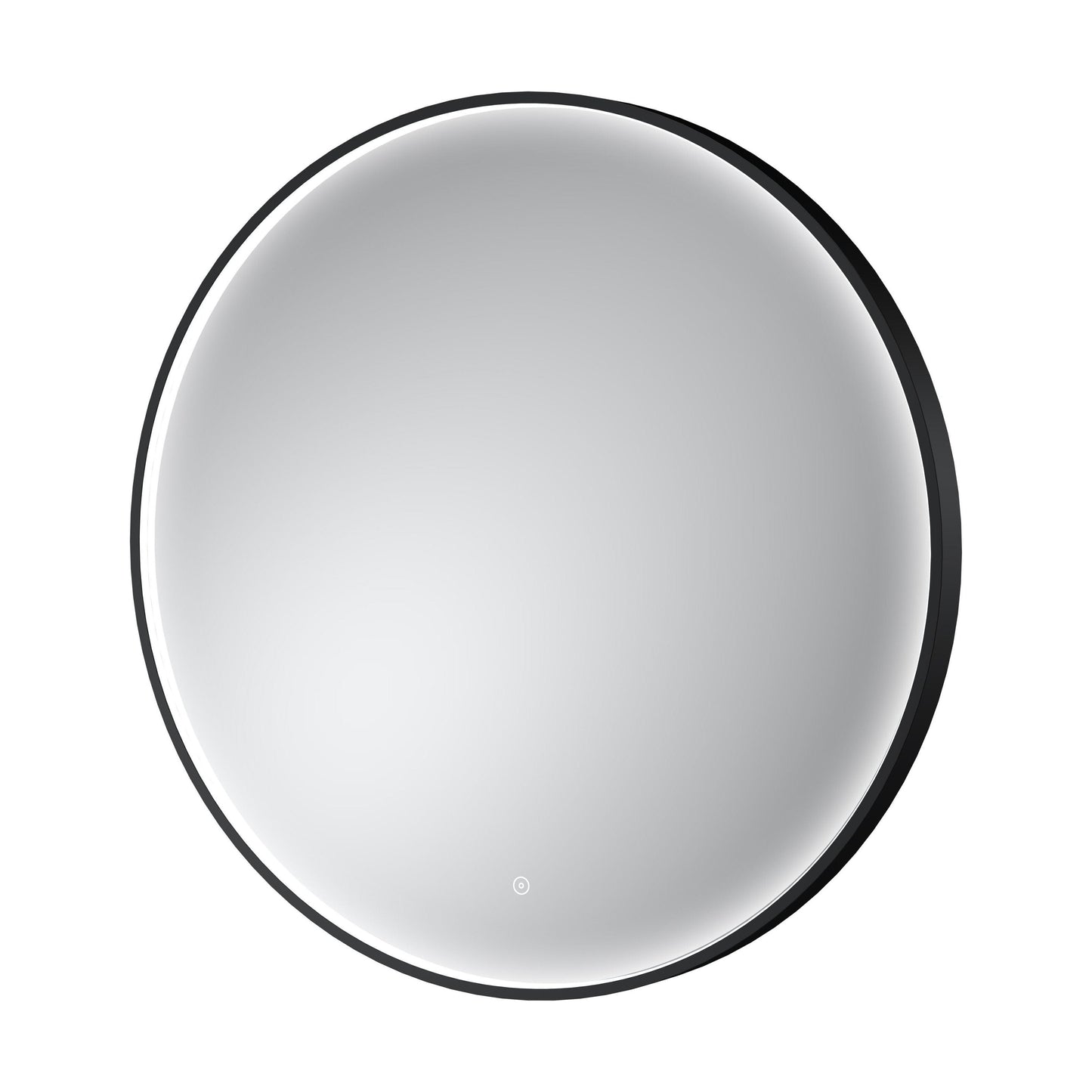 [BLQ751] Quixhill Contemporary Round Inset Framed LED Touch Sensor Mirror - Cutout