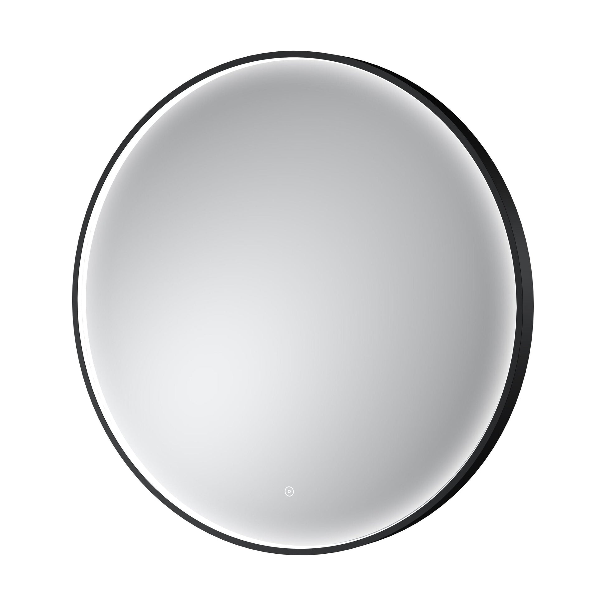 [BLQ751] Quixhill Contemporary Round Inset Framed LED Touch Sensor Mirror - Cutout