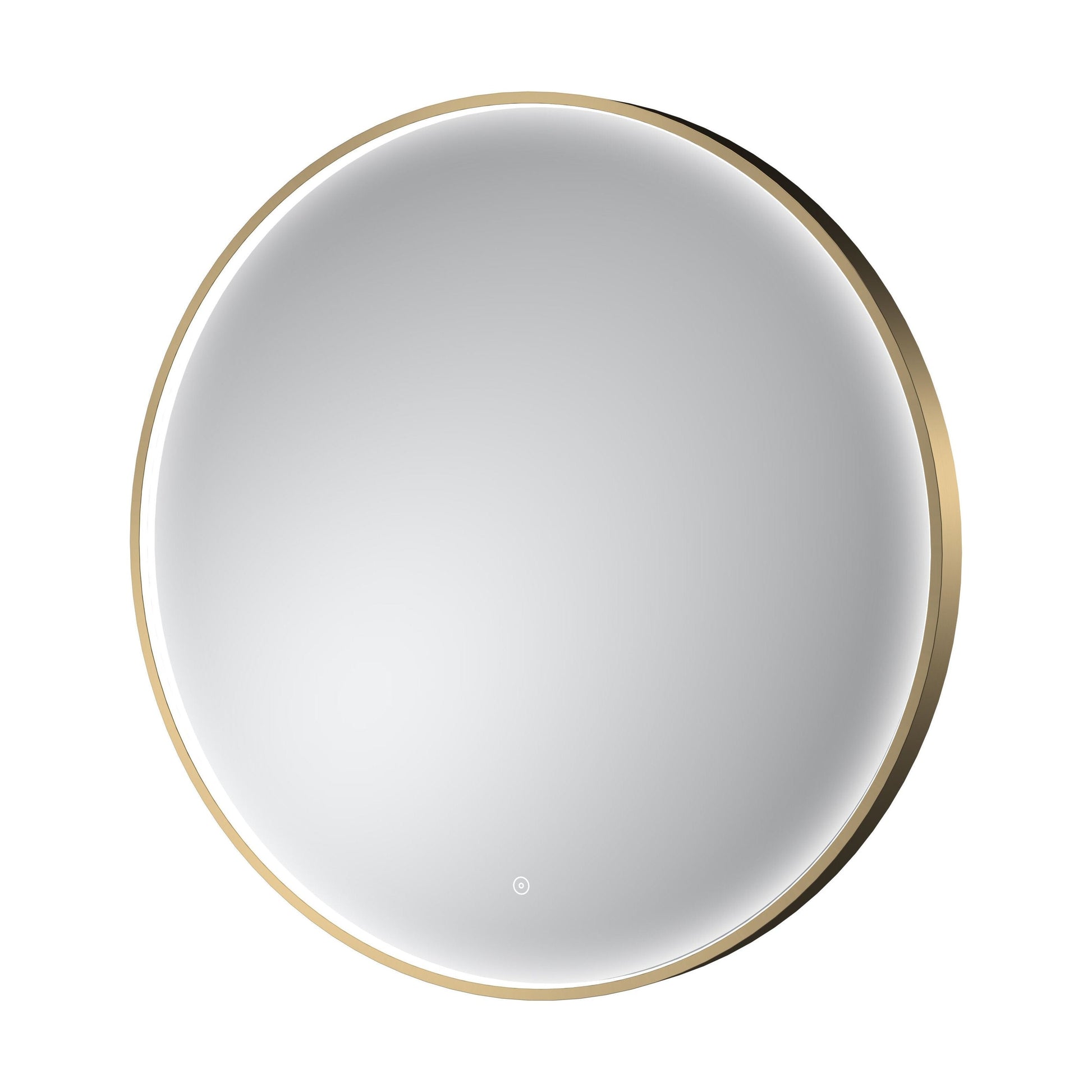 [BLQ752] Quixhill Contemporary Round Inset Framed LED Touch Sensor Mirror - Cutout