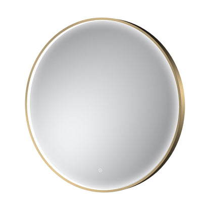 [BLQ752] Quixhill Contemporary Round Inset Framed LED Touch Sensor Mirror - Cutout