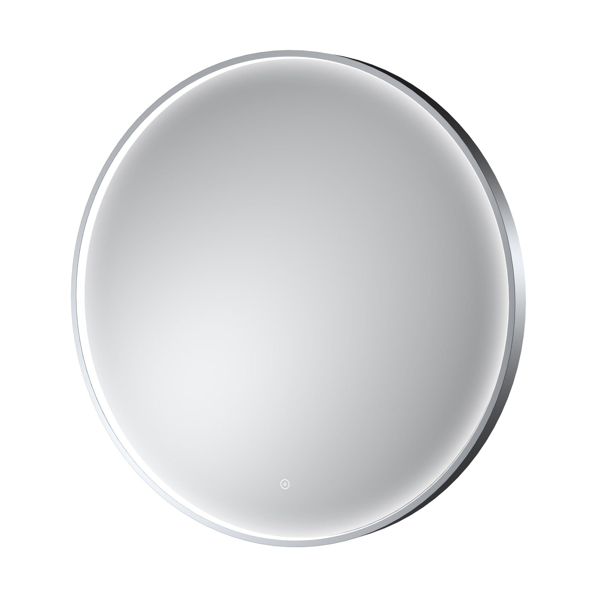 [BLQ753] Quixhill Contemporary Round Inset Framed LED Touch Sensor Mirror - Cutout