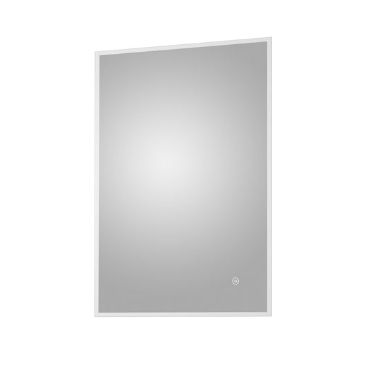 Talke Rectangular LED Illuminated Touch Sensor Minimalist Mirror with Demister, 700 x 500mm
