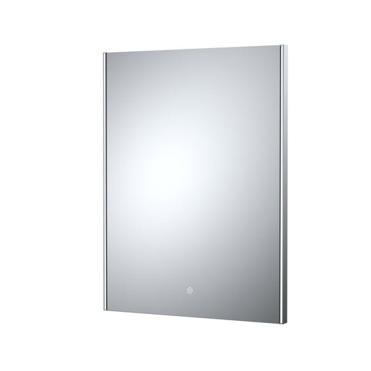 Talke Rectangular LED Ambient Illuminated Touch Sensor Mirror with Demister, 800 x 600mm