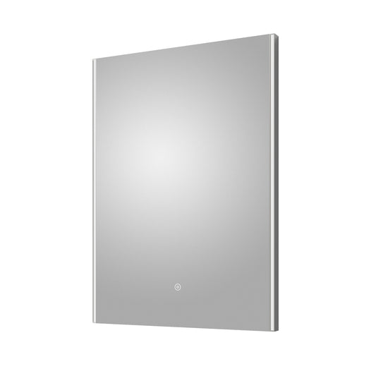 Talke Minimalist Rectangular LED Illuminated Touch Sensor Mirror with Demister, 700mm x 500mm