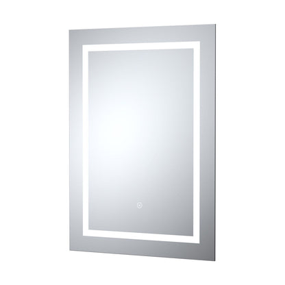 [BMLD505] Talke Rectangular LED Framed Illuminated Touch Sensor Mirror with Demister, 700mm x 500mm - Cutout