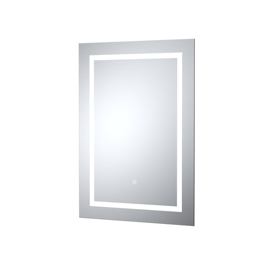 Talke Rectangular LED Framed Illuminated Touch Sensor Mirror with Demister, 700mm x 500mm