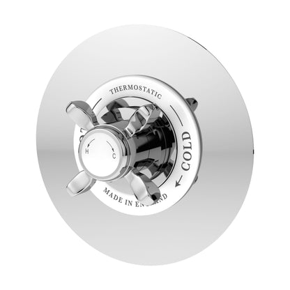 [BSBATC11] Traditional Concealed Thermostatic Shower Valve with Temperature Control - Chrome Finish by Balterley - Cutout