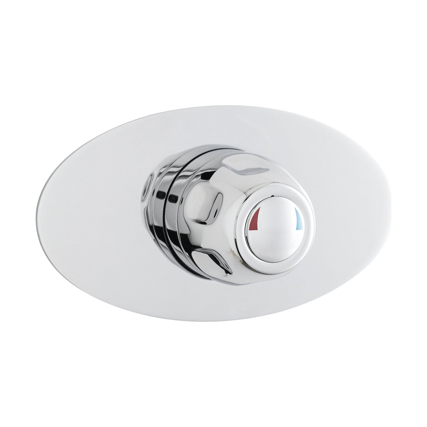 [BSCCSQ3] Contemporary Round Concealed Sequential Thermostatic Shower Valve - Chrome - Balterley - Cutout