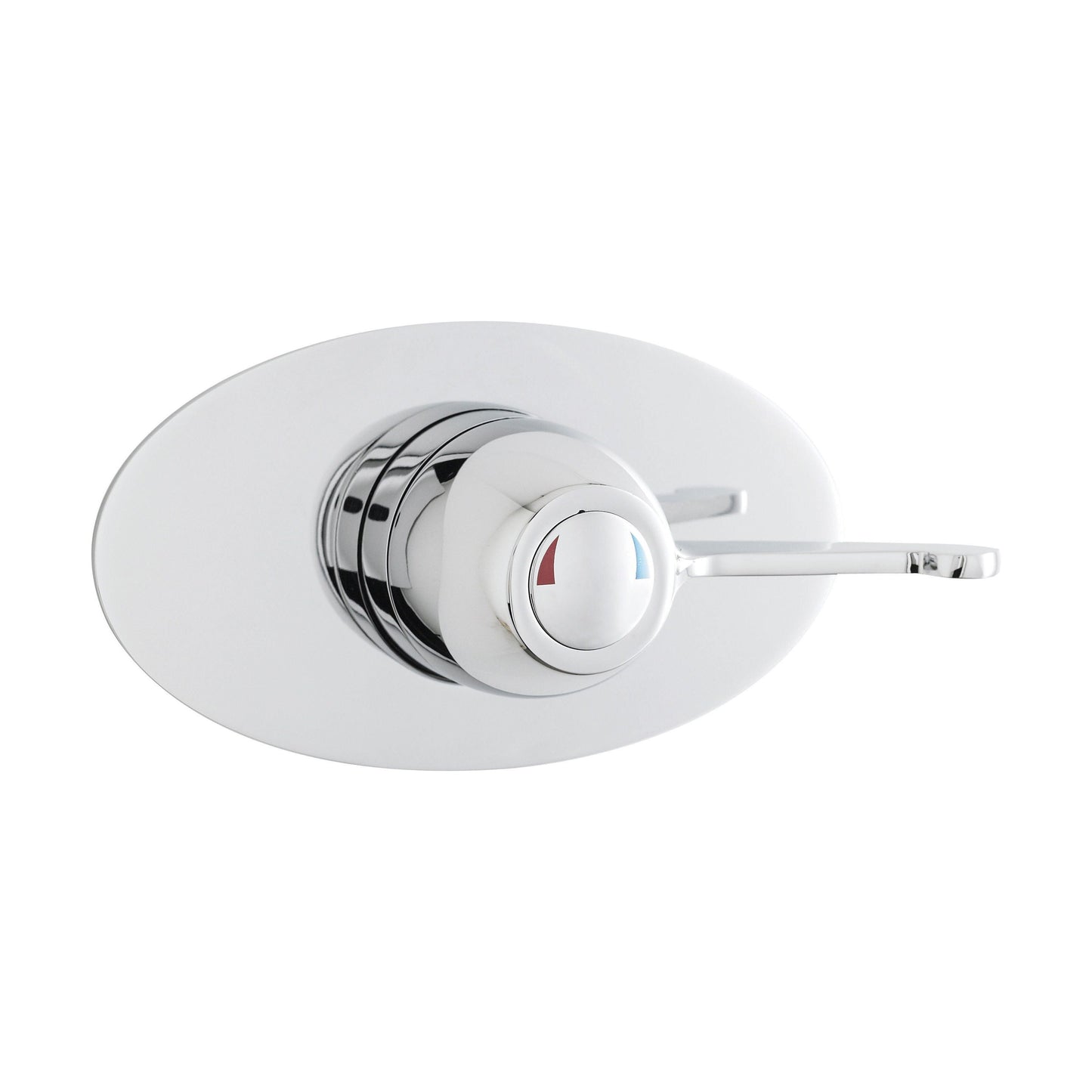 [BSCCSQ4] Contemporary Round Concealed Sequential Thermostatic Shower Valve with Lever Handle - Chrome - Balterley - Cutout