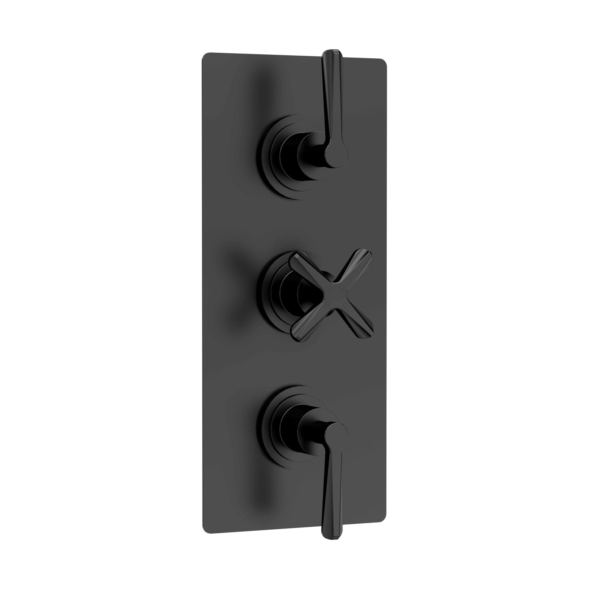 [BSCN4211L] Levedale Triple Concealed Crosshead Thermostatic Shower Valve (2 Outlets) - Cutout
