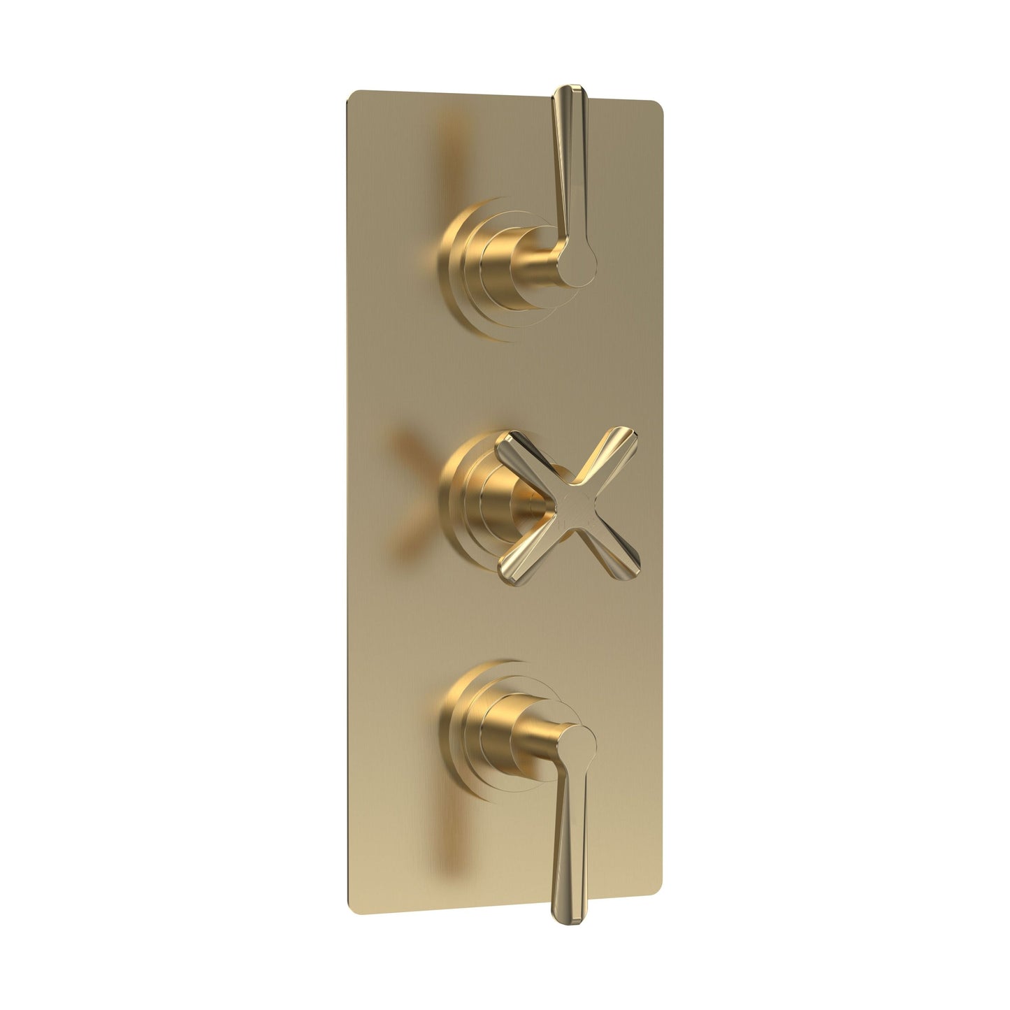 [BSCN8023L] Levedale Triple Concealed Crosshead Thermostatic Shower Valve with Diverter (3 Outlets) - Cutout