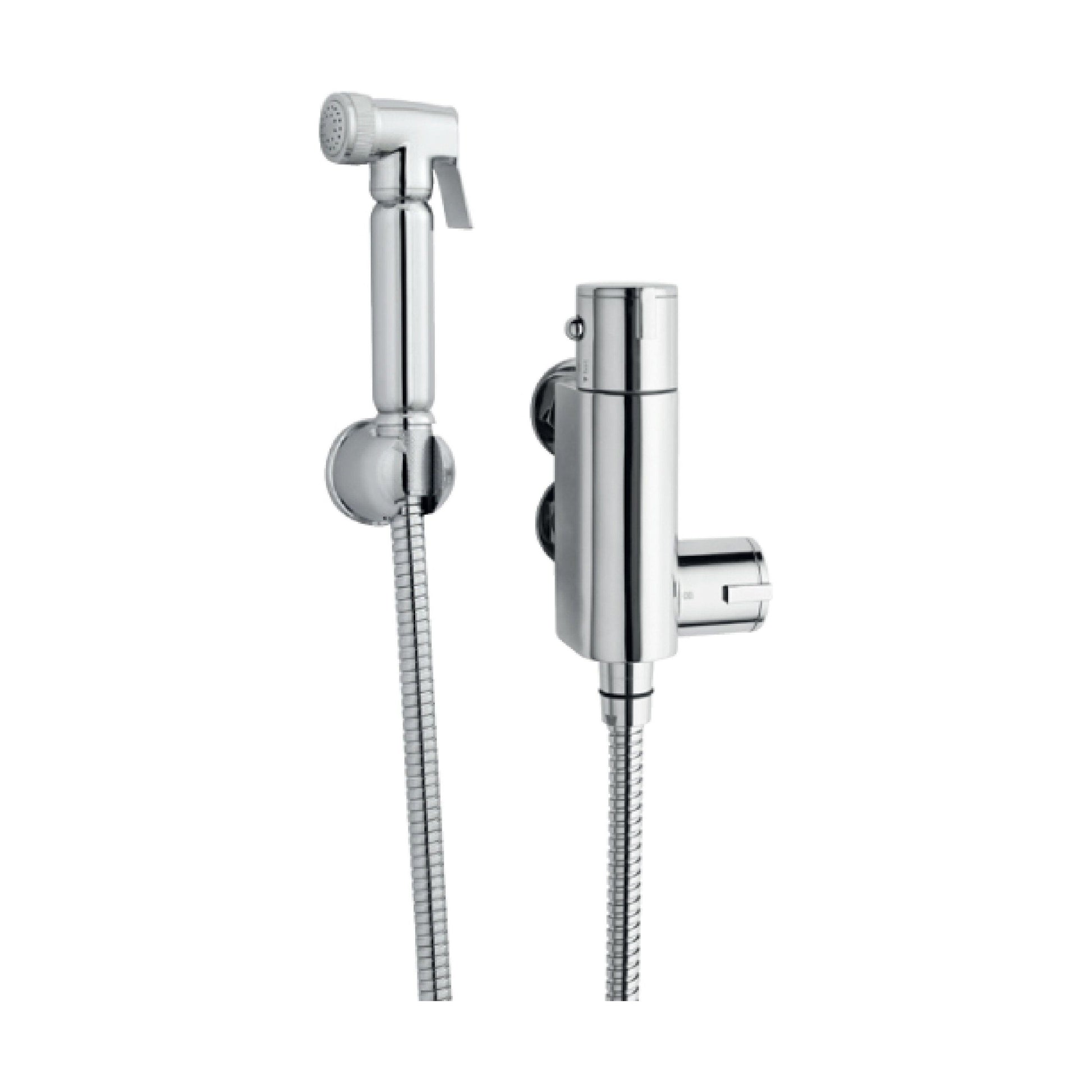 [BSDS002] Round Thermostatic Douche Spray Kit - Chrome - Cutout