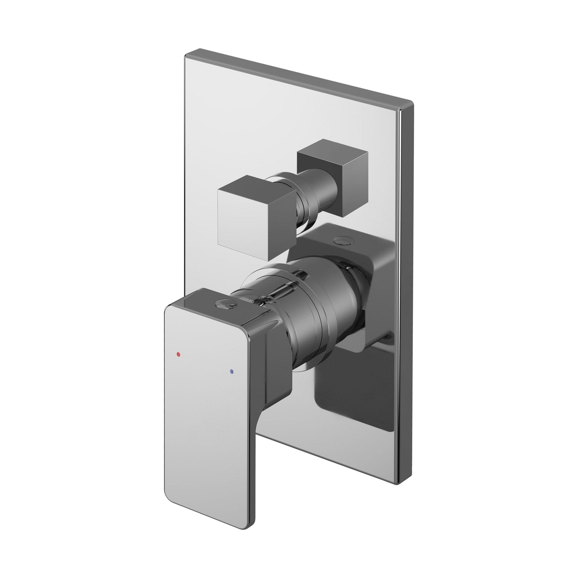 [BSEMMV12] Empire Square Concealed Manual Shower Valve with Diverter (2 Outlets) - Chrome - Balterley - Cutout