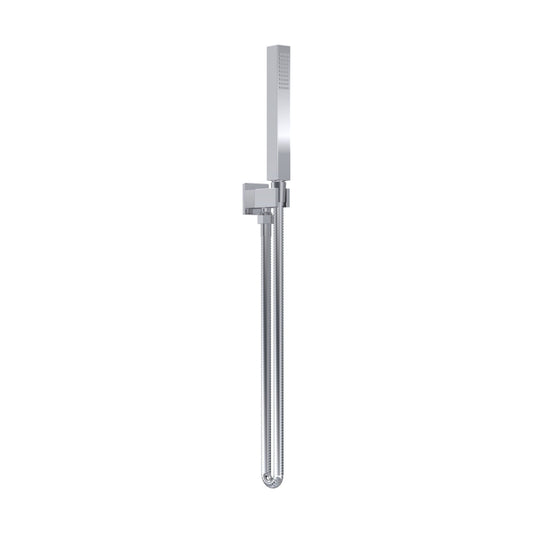 [BSHS3264] Square Outlet Elbow, Parking Bracket & Shower Handset - Matt Black - Cutout