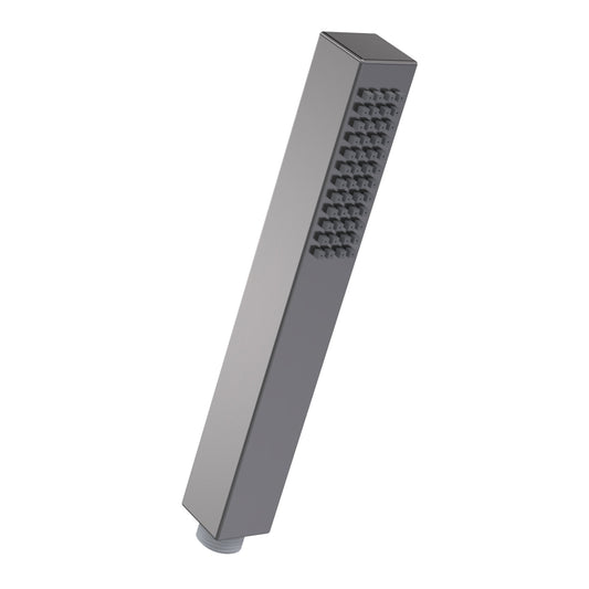 Balterley Contemporary Minimalist Square Single Function Shower Handset - Brushed Pewter