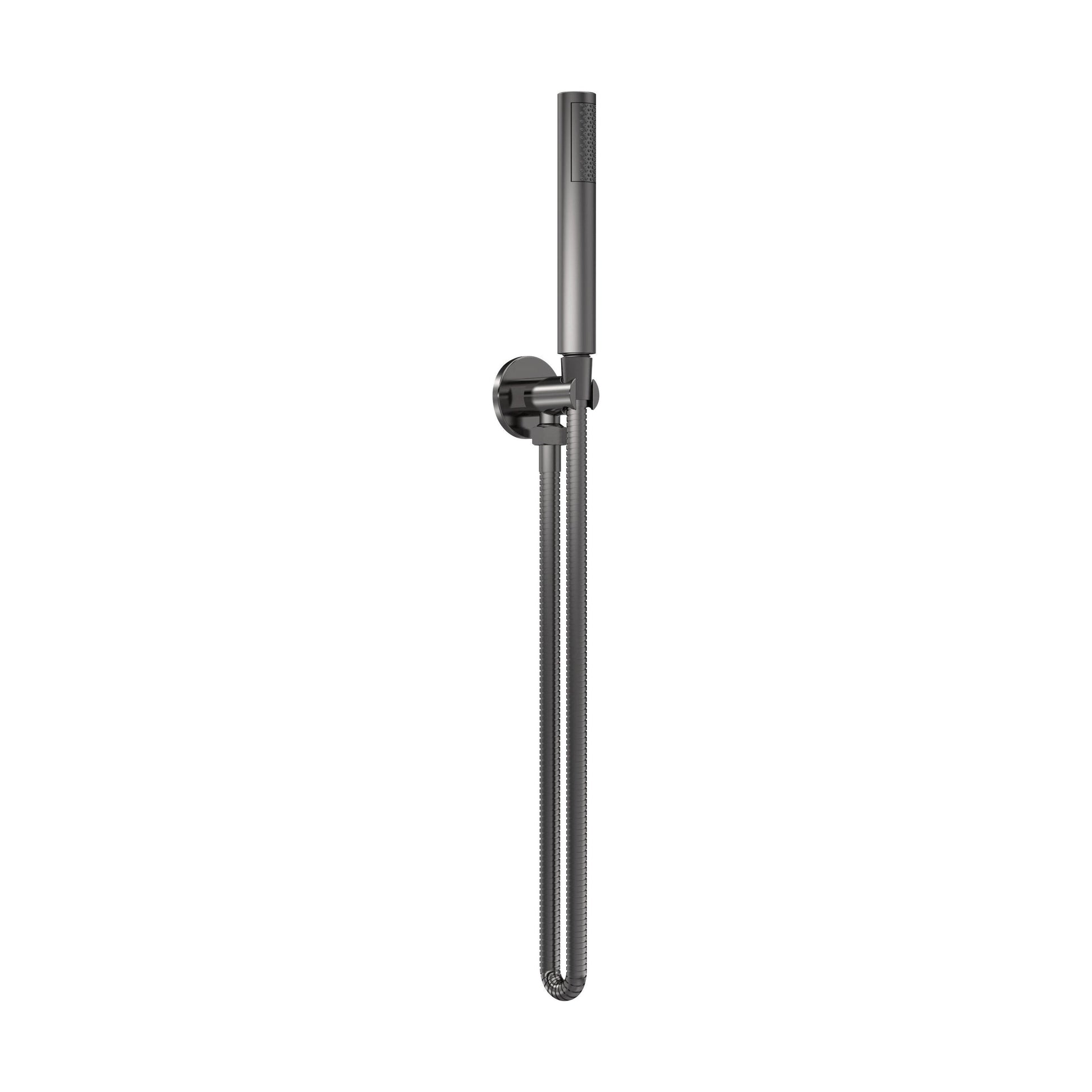 [BSHS7263] Consall Round Shower Handset with Bracket and Outlet Elbow, 1230 x 30 x 55mm, Choice of Finish - Cutout