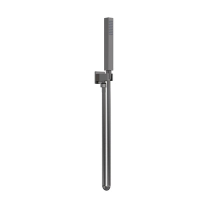 [BSHS7264] Square Outlet Elbow, Parking Bracket & Shower Handset - Matt Black - Cutout