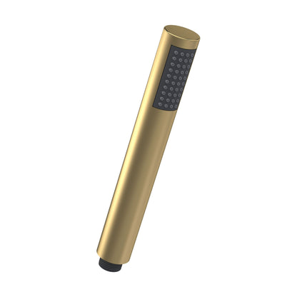 [BSHS807] Balterley Contemporary Easyclean Round Single Function Shower Handset - Brushed Brass - Cutout
