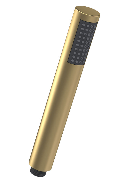 Balterley Contemporary Easyclean Round Single Function Shower Handset - Brushed Brass