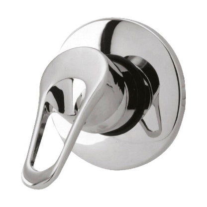[BSMV200] Round Concealed Or Exposed Manual Shower Valve (1 Outlet) - Chrome - Cutout