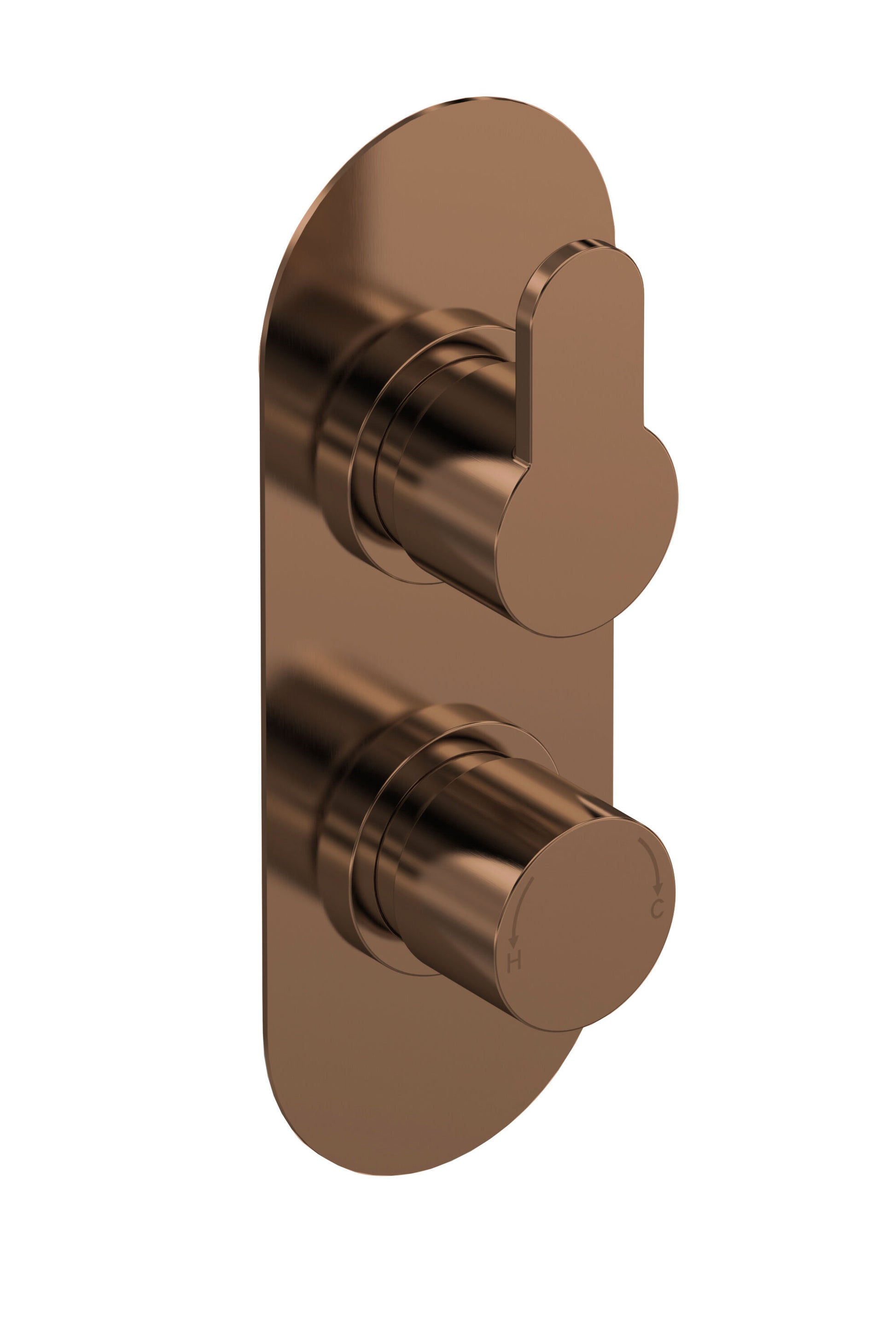 [BSPR15TW01] Pride Twin Thermostatic Valve - Cutout