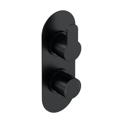 [BSPR4TW01] Consall Round Thermostatic One Outlet Shower Valve, Choice of Finish - Cutout