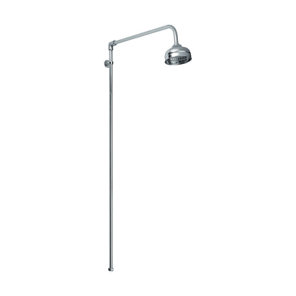 [BSRR170] Rigid Riser Shower Kit with Swivel Spout - Chrome - Cutout