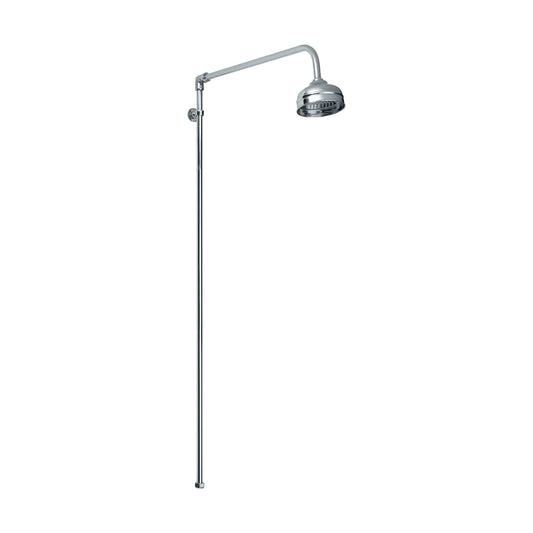 [BSRR170] Rigid Riser Shower Kit with Swivel Spout - Chrome - Cutout