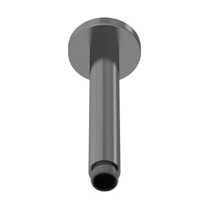 [BSSA715] Balterley Round Ceiling Mount Shower Arm - 150mm - Brushed Pewter - Cutout
