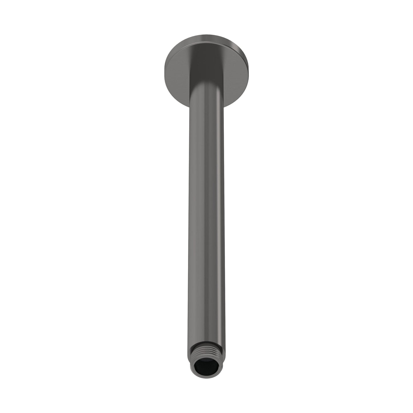 [BSSA716] Balterley Round Ceiling Mount Shower Arm - 300mm - Brushed Pewter - Cutout
