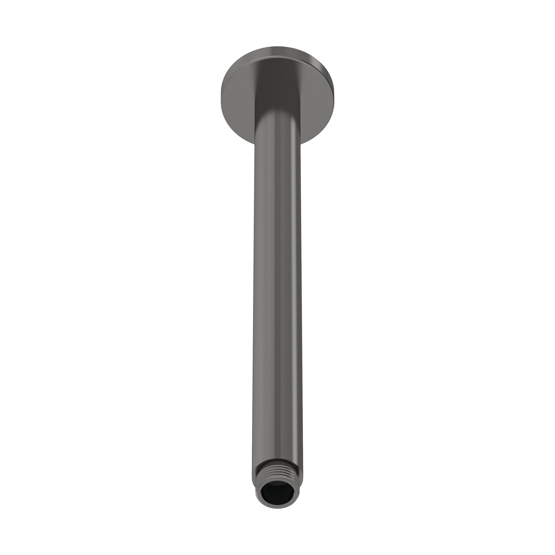 [BSSA716] Balterley Round Ceiling Mount Shower Arm - 300mm - Brushed Pewter - Cutout