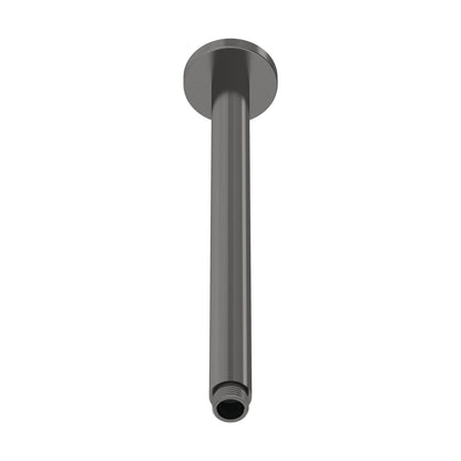 [BSSA716] Balterley Round Ceiling Mount Shower Arm - 300mm - Brushed Pewter - Cutout