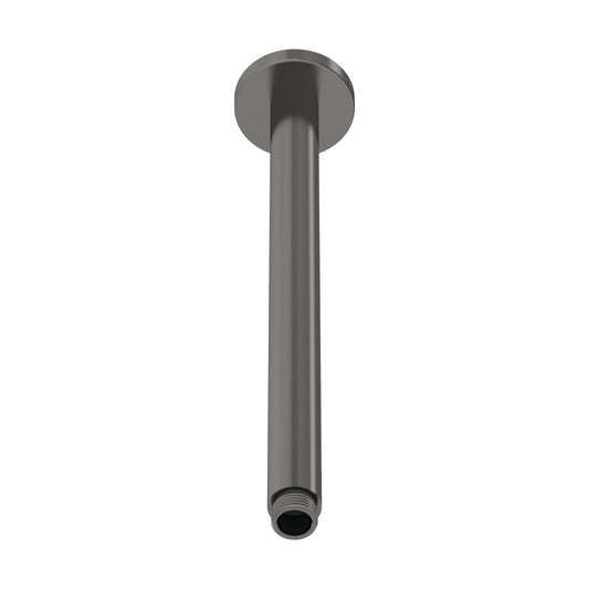 [BSSA716] Balterley Round Ceiling Mount Shower Arm - 300mm - Brushed Pewter - Cutout