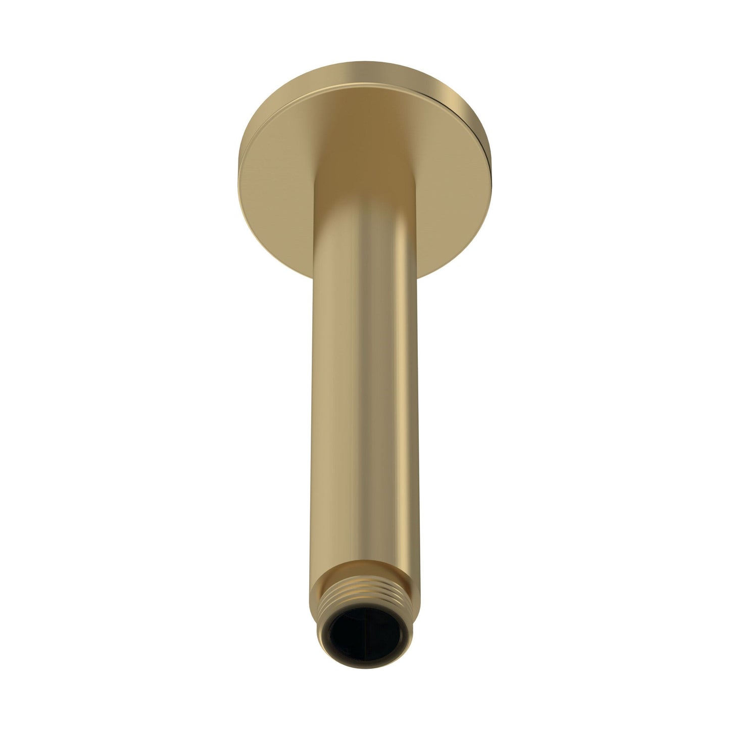 [BSSA815] Balterley Round Ceiling Mount Shower Arm - 150mm - Brushed Brass - Cutout