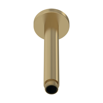 [BSSA815] Balterley Round Ceiling Mount Shower Arm - 150mm - Brushed Brass - Cutout
