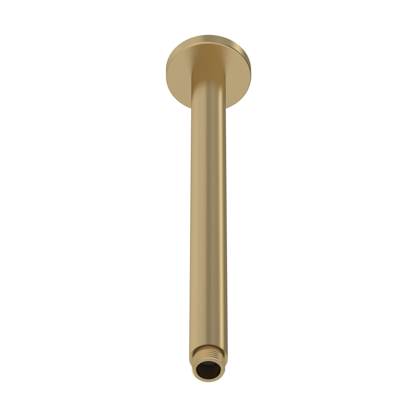 [BSSA816] Balterley Round Ceiling Mount Shower Arm - 300mm - Brushed Brass - Cutout