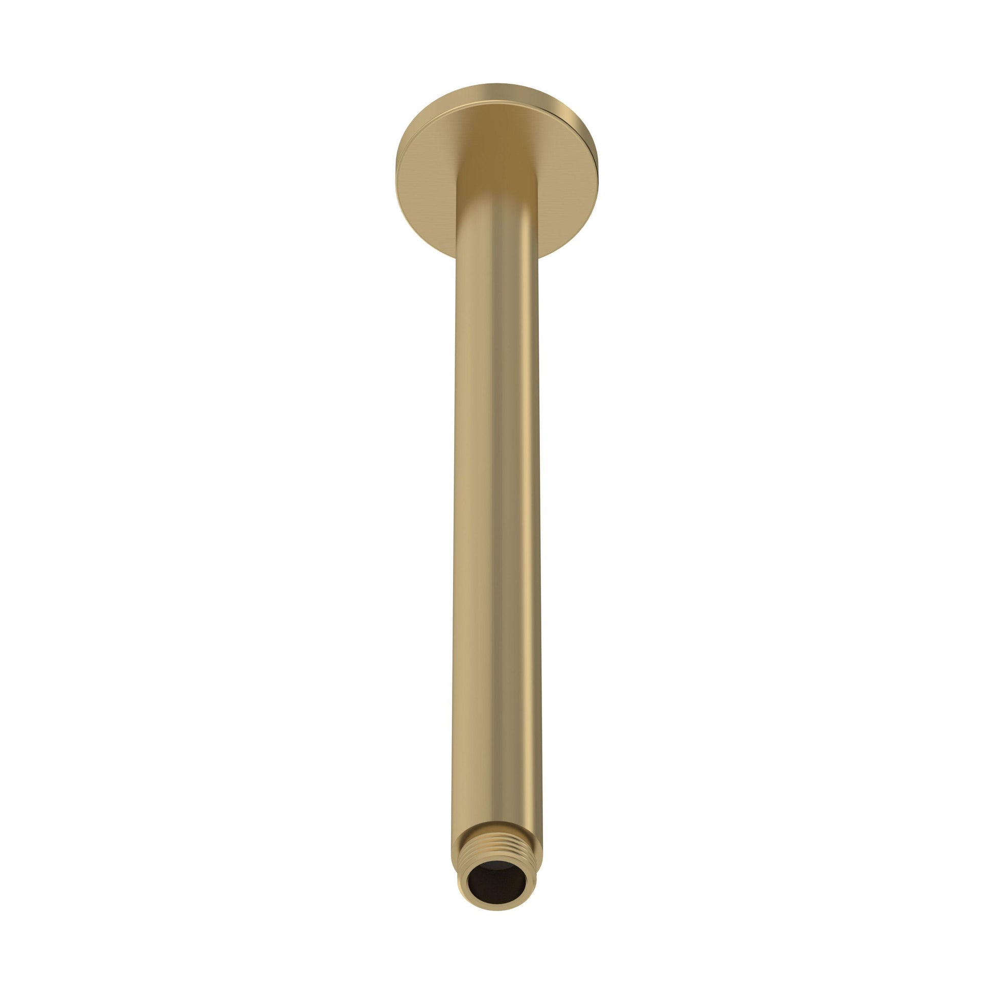 [BSSA816] Balterley Round Ceiling Mount Shower Arm - 300mm - Brushed Brass - Cutout