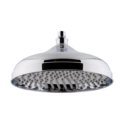 [BSSH016] Balterley Traditional Fixed Shower Head 300mm, High Flow Round Design, Suits Wall or Ceiling Arms - Chrome Finish - Cutout