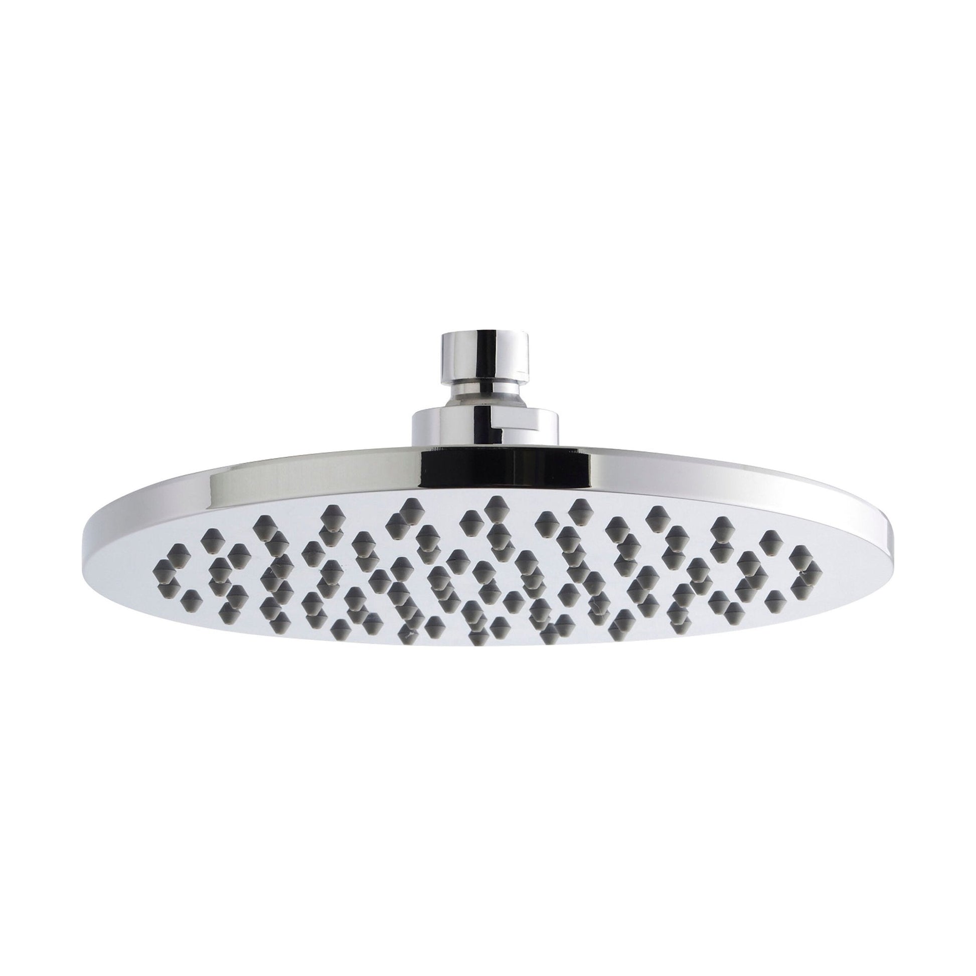 [BSSH049] Balterley Pride Round Easyclean Fixed Shower Head 200mm, Modern Design, High Flow - Chrome Finish - Cutout