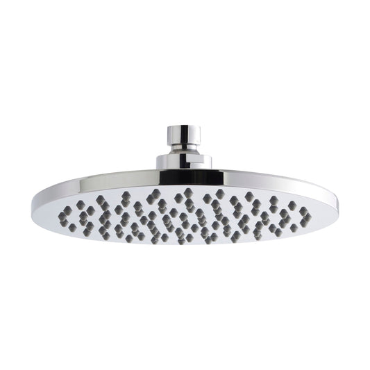 [BSSH049] Balterley Pride Round Easyclean Fixed Shower Head 200mm, Modern Design, High Flow - Chrome Finish - Cutout