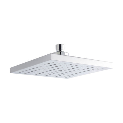 [BSSH050] Balterley Empire Square Easyclean Fixed Shower Head 200mm, Modern Design, High Flow - Chrome Finish - Cutout