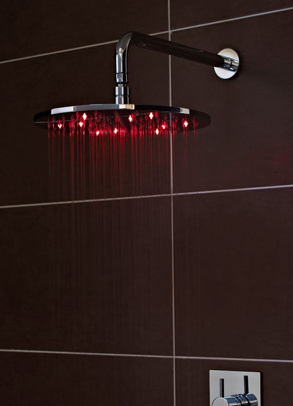 [BSSH071] Round LED Fixed Shower Head, 300mm - Chrome - Lifestyle 1