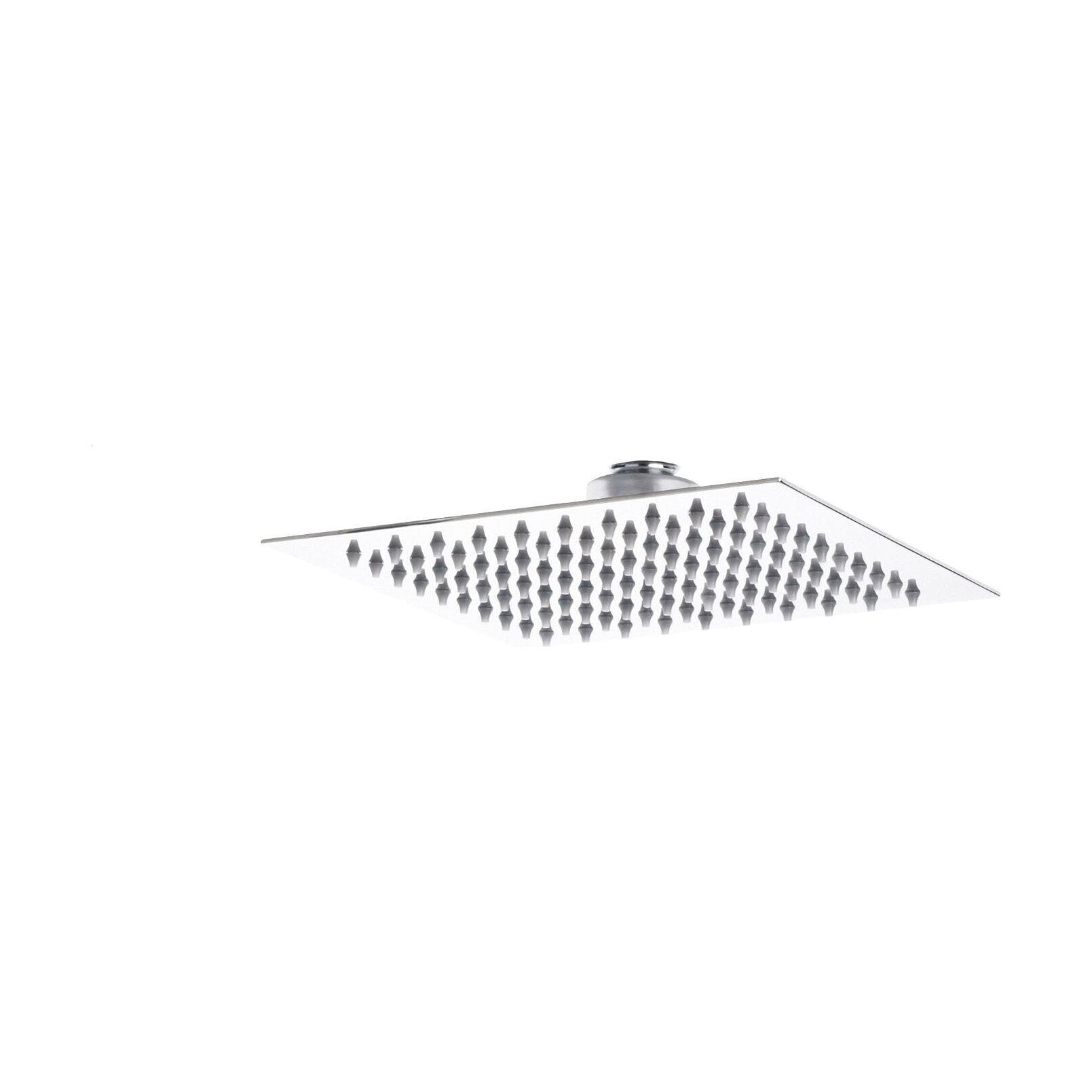 [BSSH088] 200 Square Stainless Steel Shower Head - Cutout