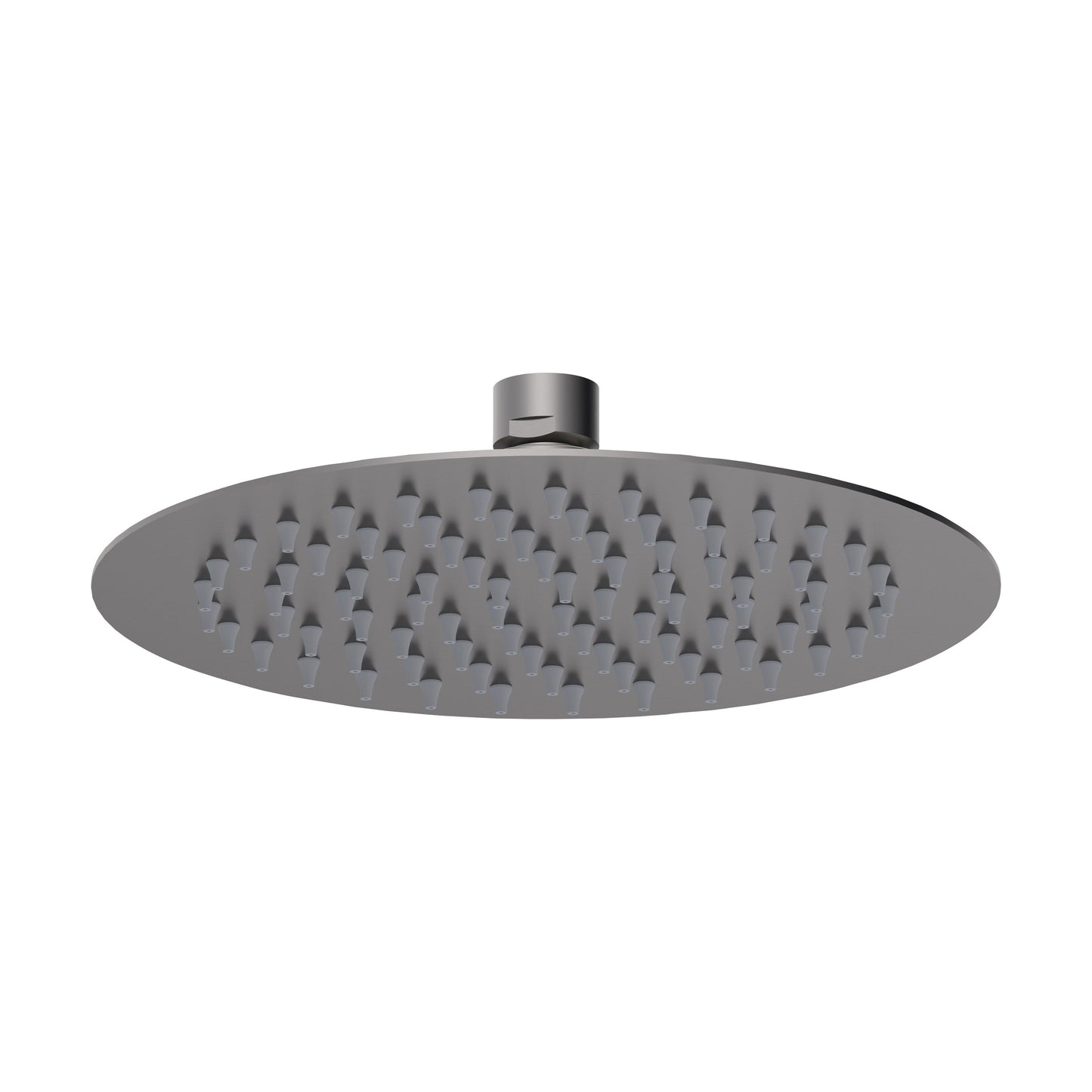 [BSSH7082] Square Fixed Head, 200mm - Brushed Pewter - Cutout