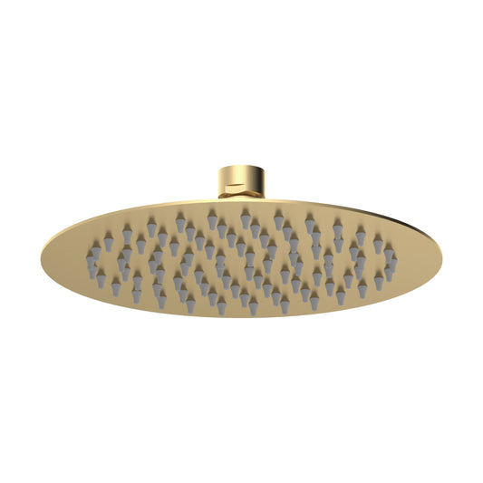 [BSSH8082] Round Fixed Head, 200mm - Brushed Brass - Cutout
