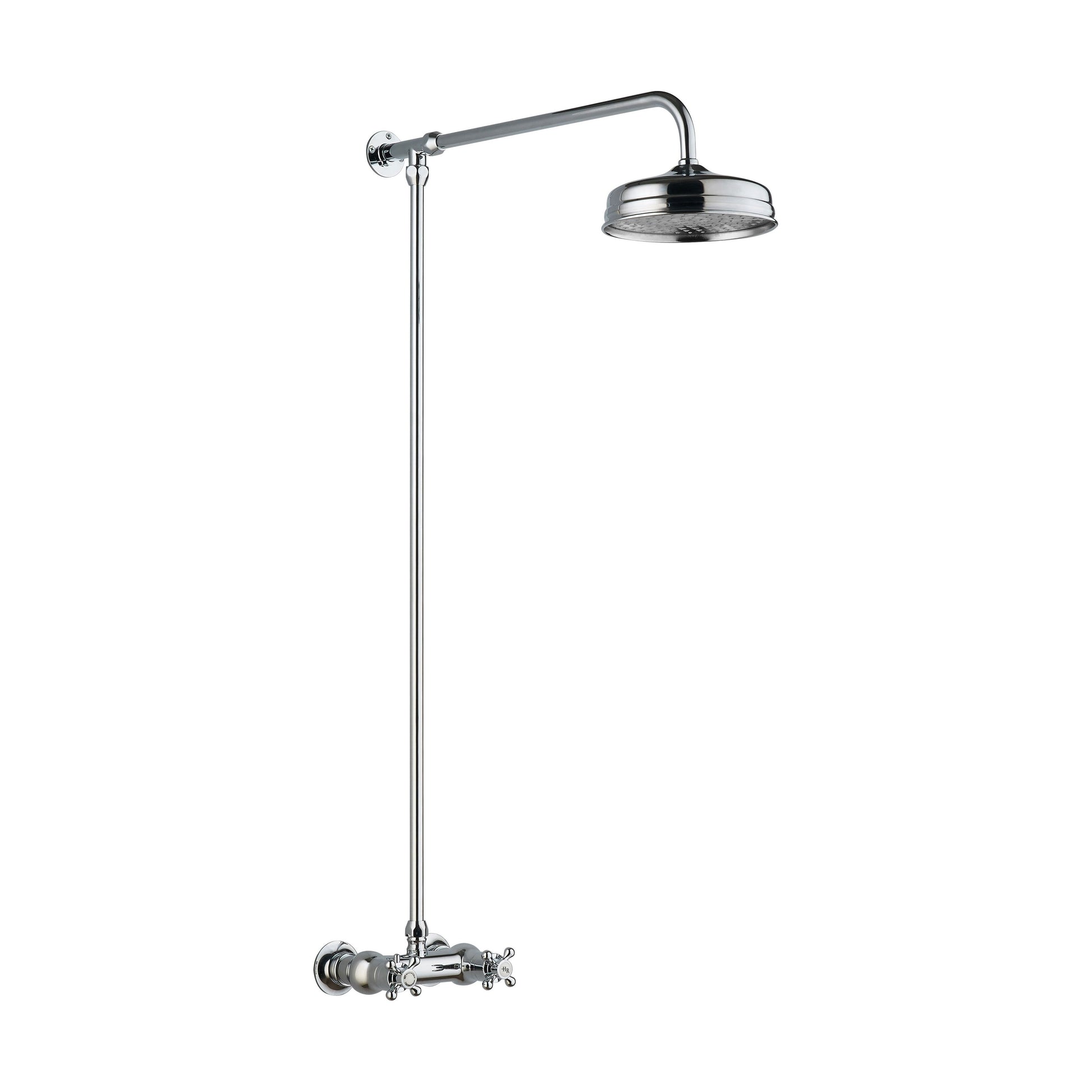[BSSK3118] Thermostatic Exposed Shower Valve & Rigid Riser Kit - Chrome - Cutout