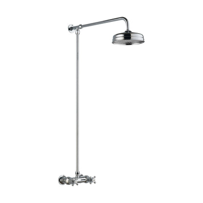 [BSSK3118] Thermostatic Exposed Shower Valve & Rigid Riser Kit - Chrome - Cutout